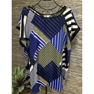 Pia Short Sleeve Top Blouse Plus Size 3X #93